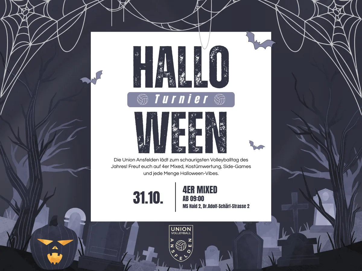 Turnierbild Halloween-Turnier Union Ansfelden